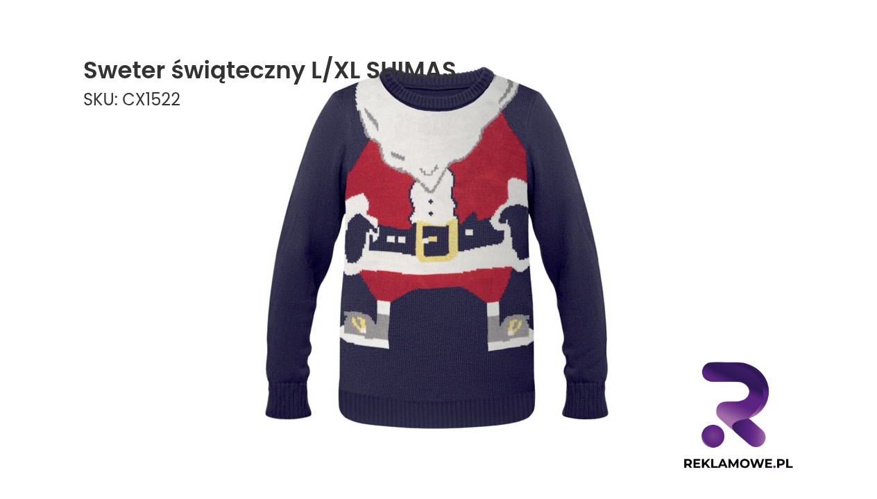 Sweter świąteczny rozmiar L/XL marki SHIMAS
