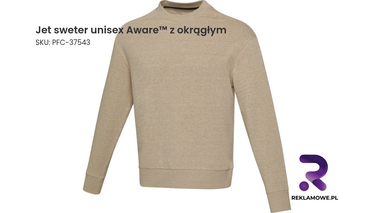 Jet sweter unisex Aware z okrągłym dekoltem – zdjęcie produktu