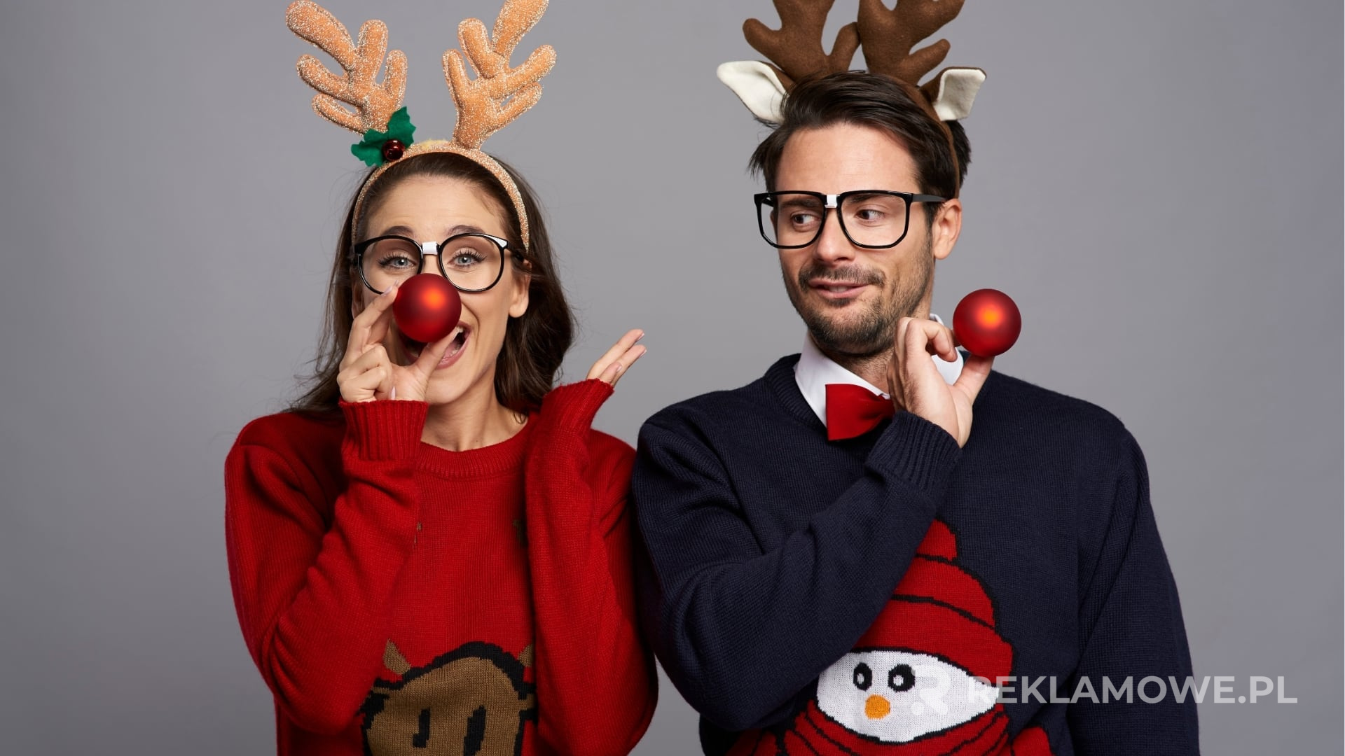 Elegancki sweter reklamowy dla firmy