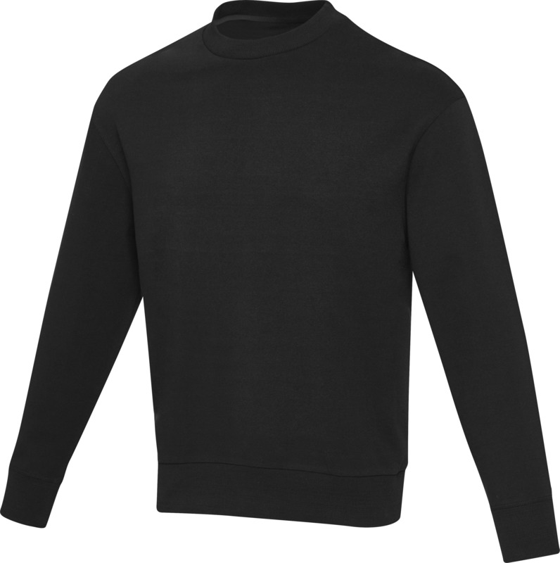 Jet sweter unisex Aware™ z okrągłym dekoltem z materiałów z recyklingu 3754307