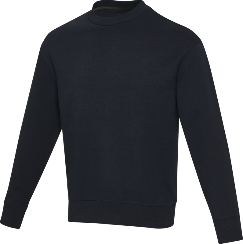 Jet sweter unisex Aware™ z okrągłym dekoltem z materiałów z recyklingu 3754307
